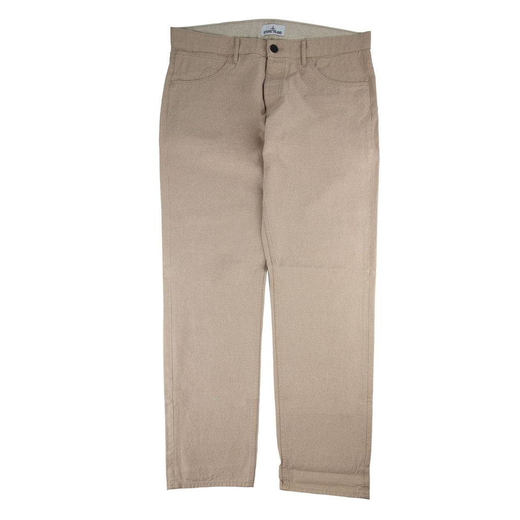 Stone Island Sl Slim Patch Back Pocket Jean Beige