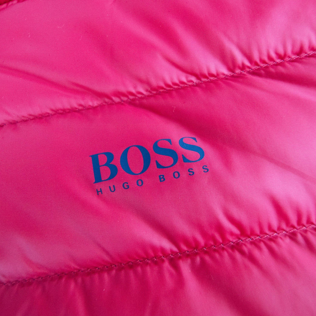 Hugo Boss Small Logo Puffer Jacket Red