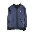 EA7 Junior Logo Shield Bomber Jacket Blue