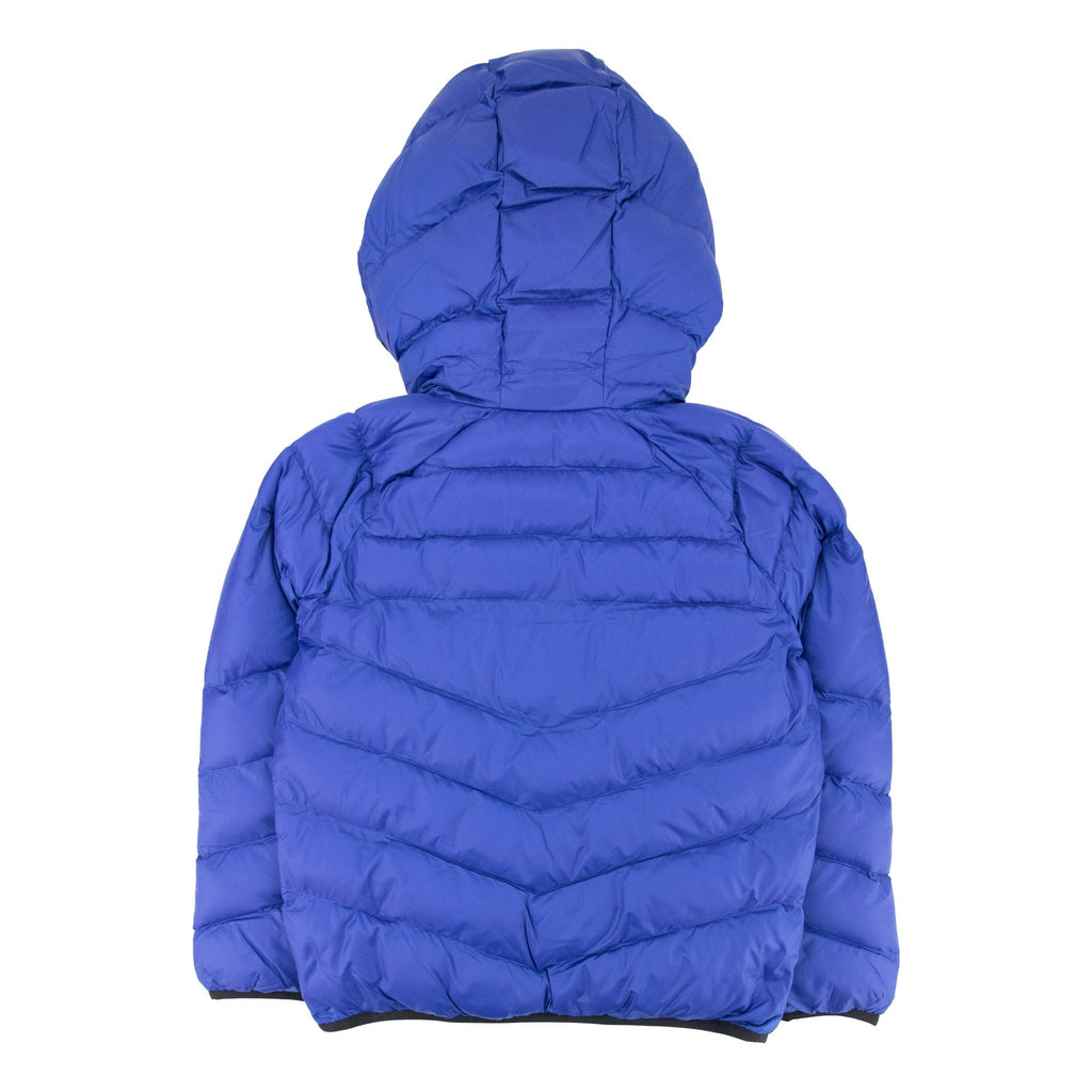 EA7 Junior Shield Logo Puffa Down Jacket Elec Blue