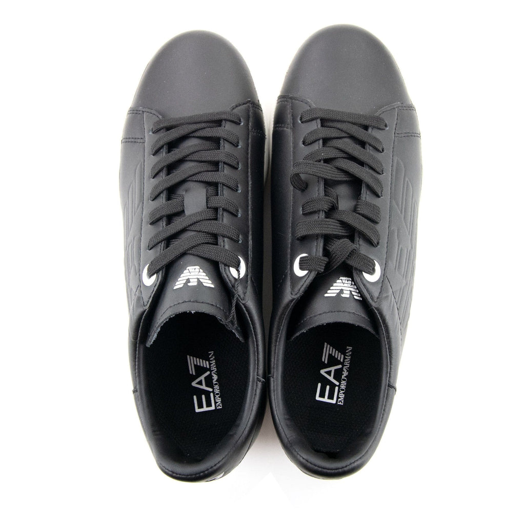 Ea7 New Classic Leather Trainer Black/white