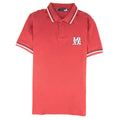 Love Moschino Embroidered Logo S/s Polo Burgundy