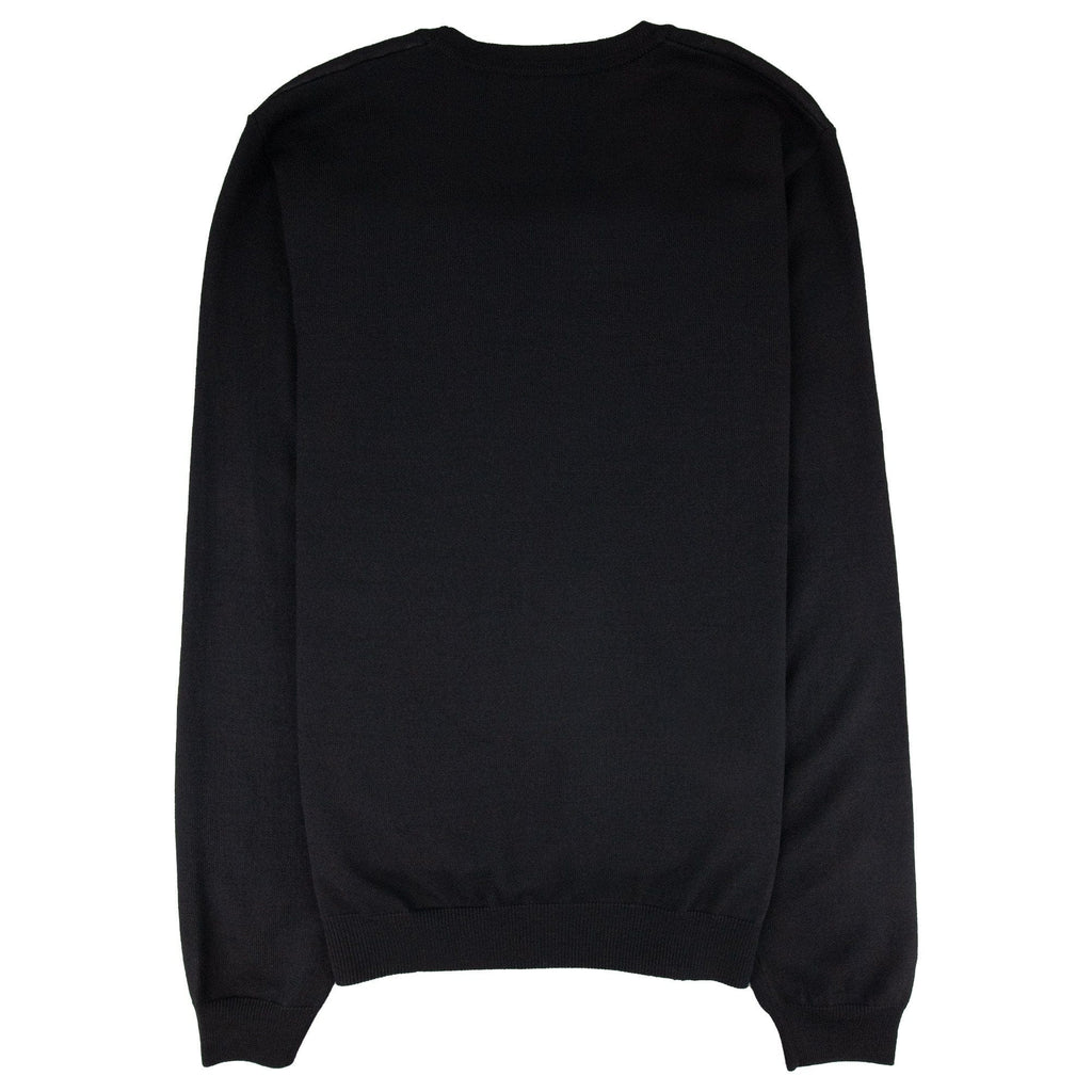 Versace Collection Fantasia Medusa Knitted Jumper Black