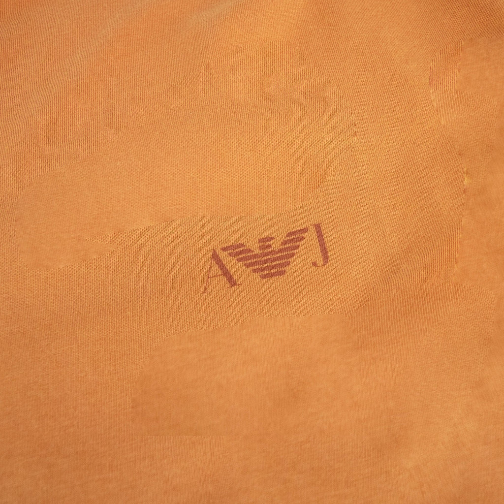 Armani Jeans Aj Eagle Logo Printed T Shirt Albicocca