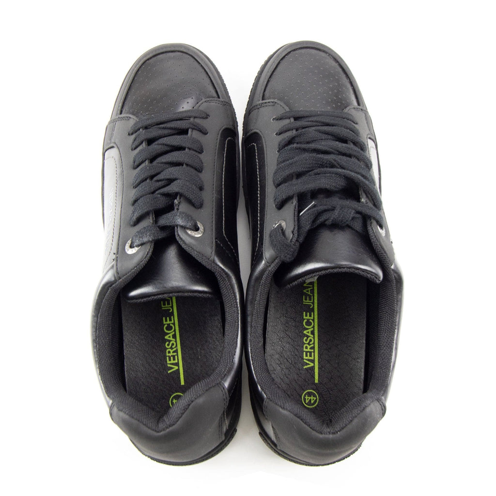 Versace Jeans Logo Casual Low Trainer Black