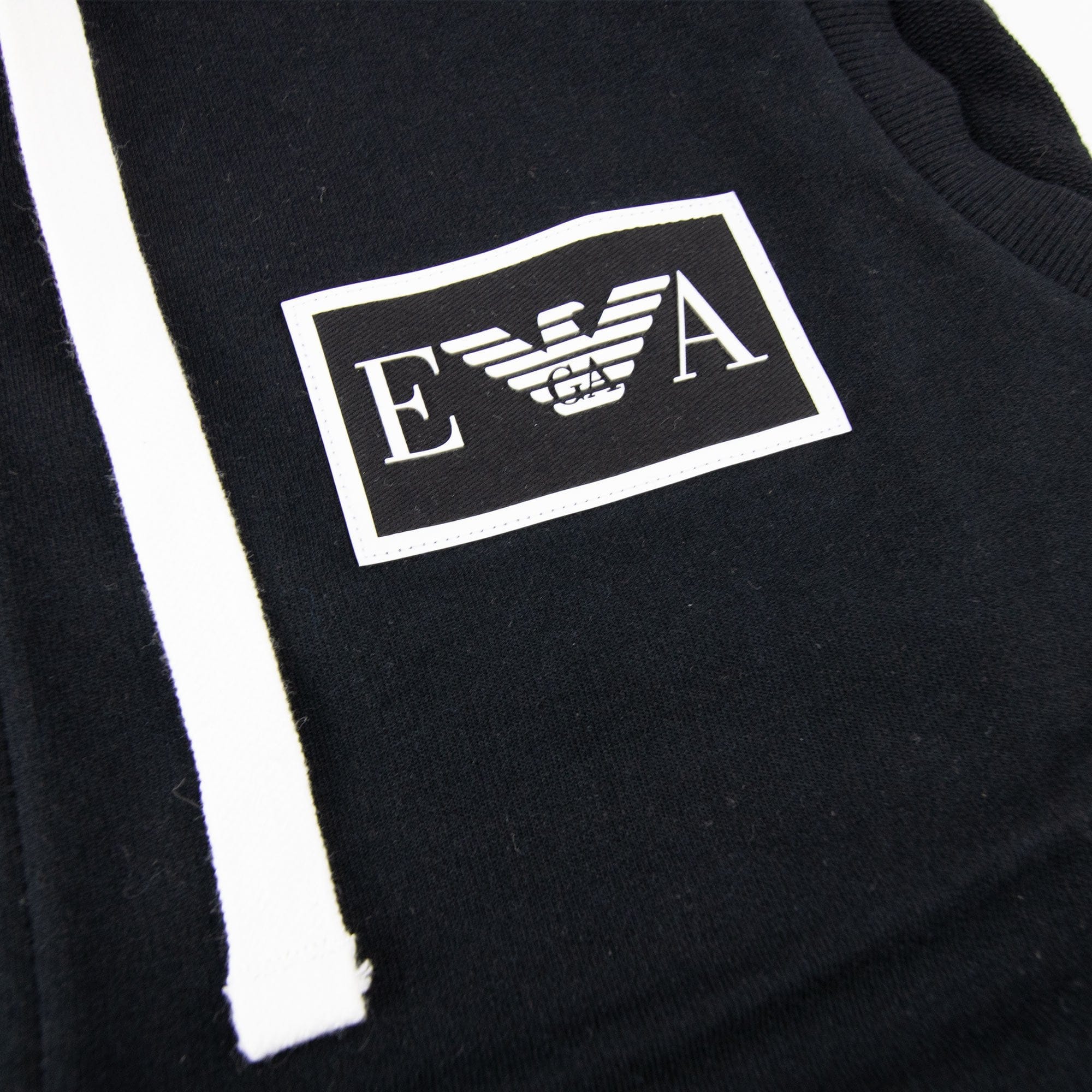 Emporio Armani Ea Sleevless Hooded Sweater Black