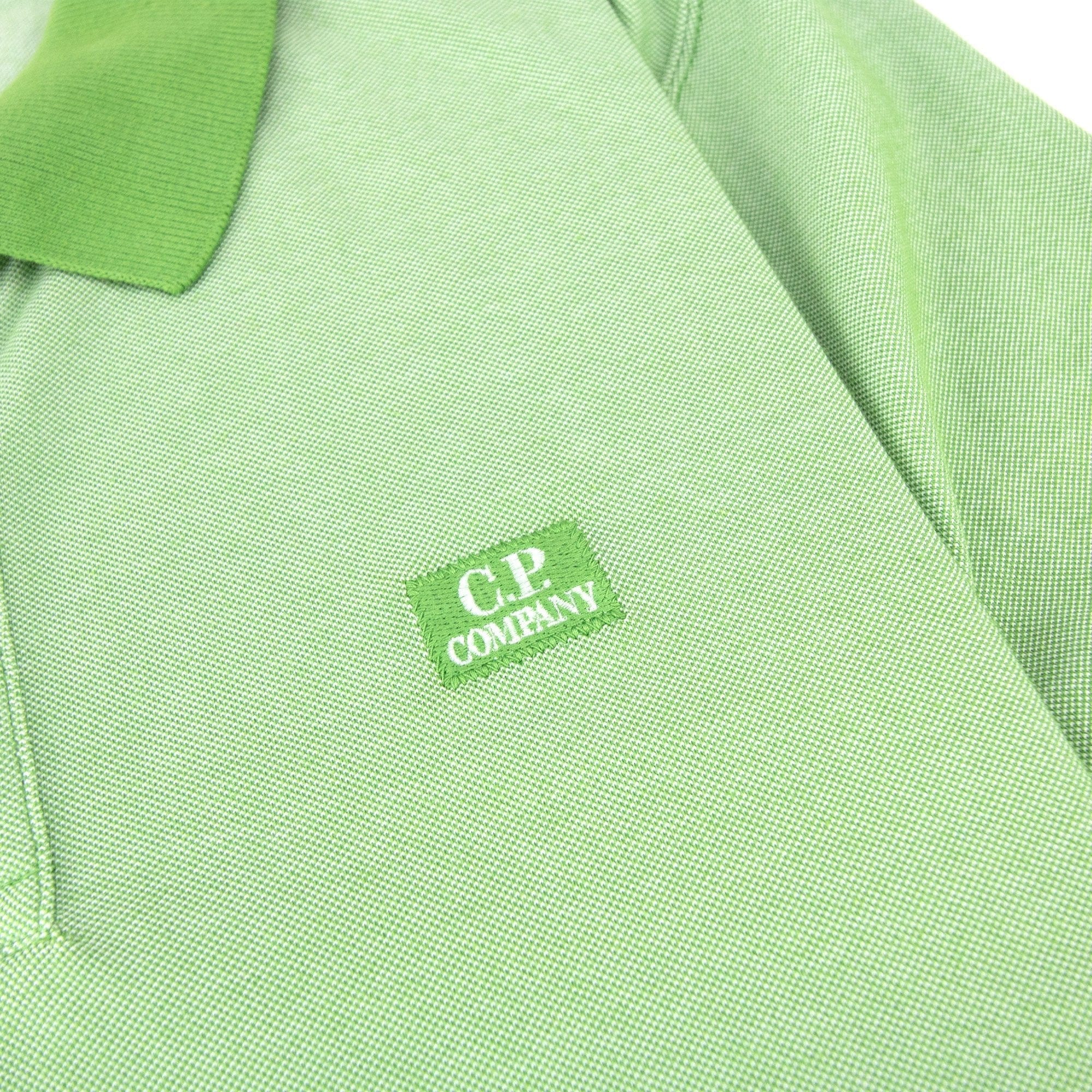 CP Company Tacting Short Sleeve Polo Dark Green