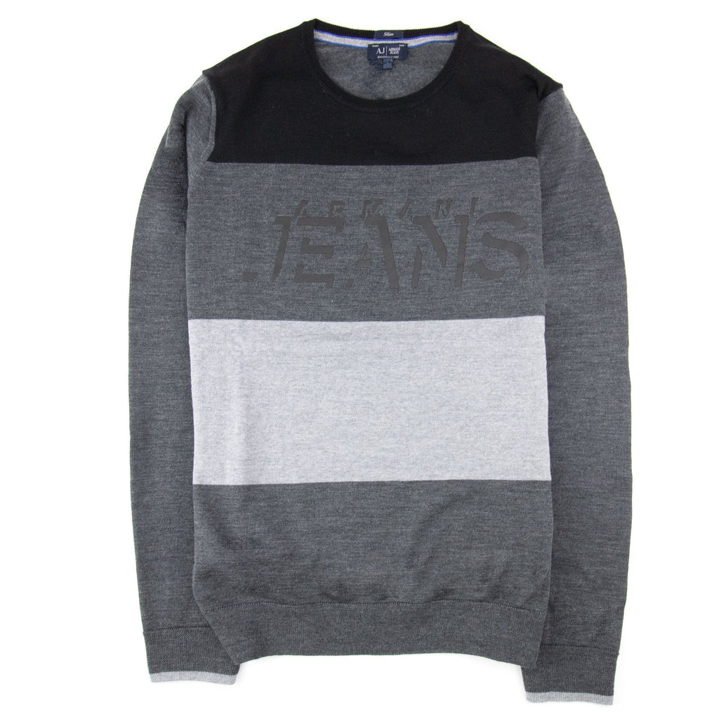 7th Hvn Graphic Print Crewneck Sweatshirt Riga Stripe