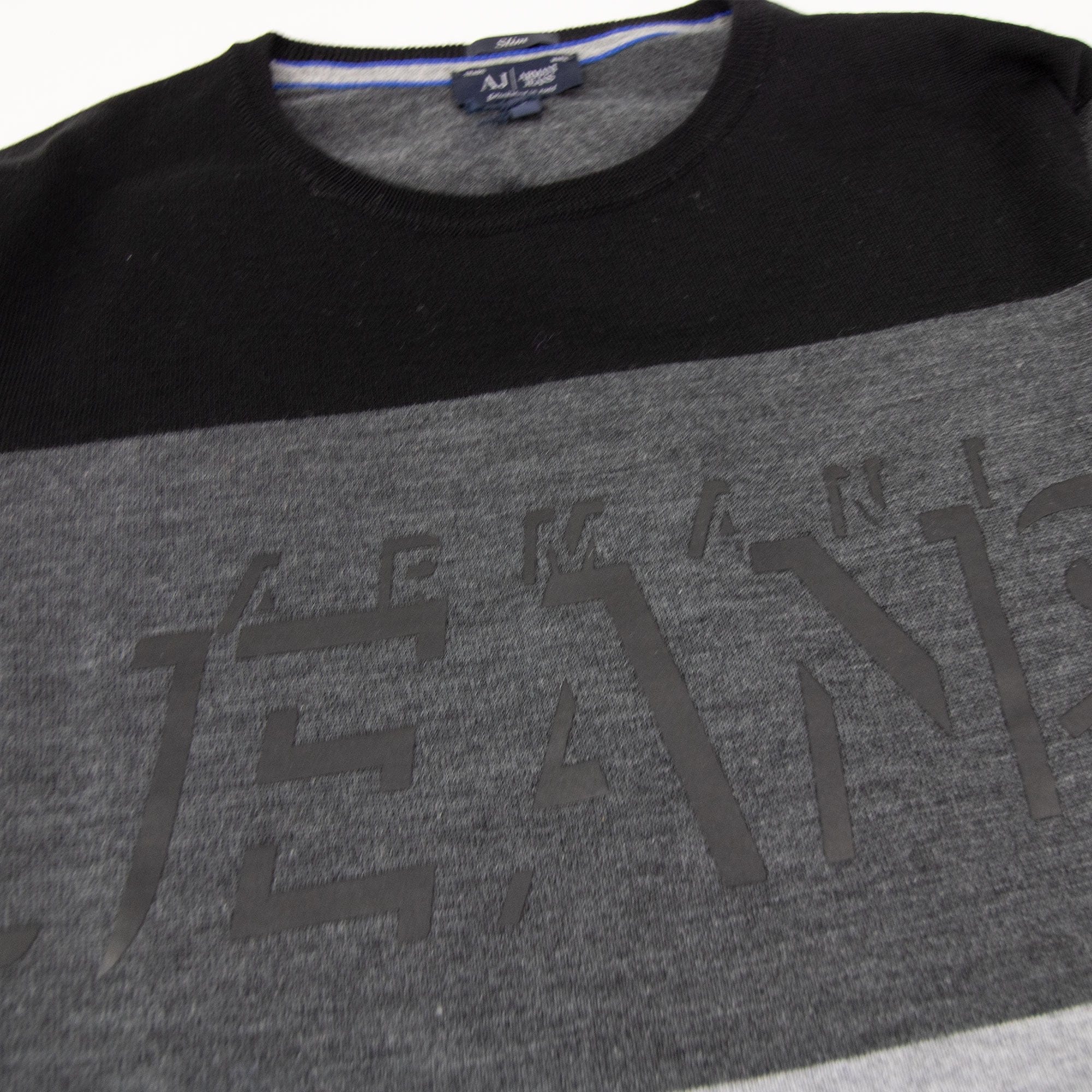 7th Hvn Graphic Print Crewneck Sweatshirt Riga Stripe
