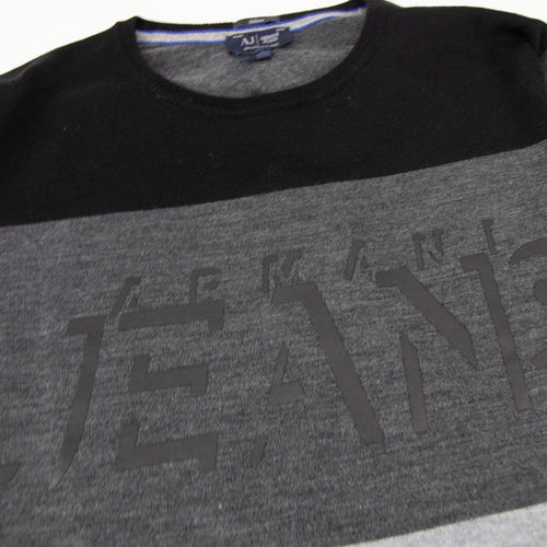 7th Hvn Graphic Print Crewneck Sweatshirt Riga Stripe