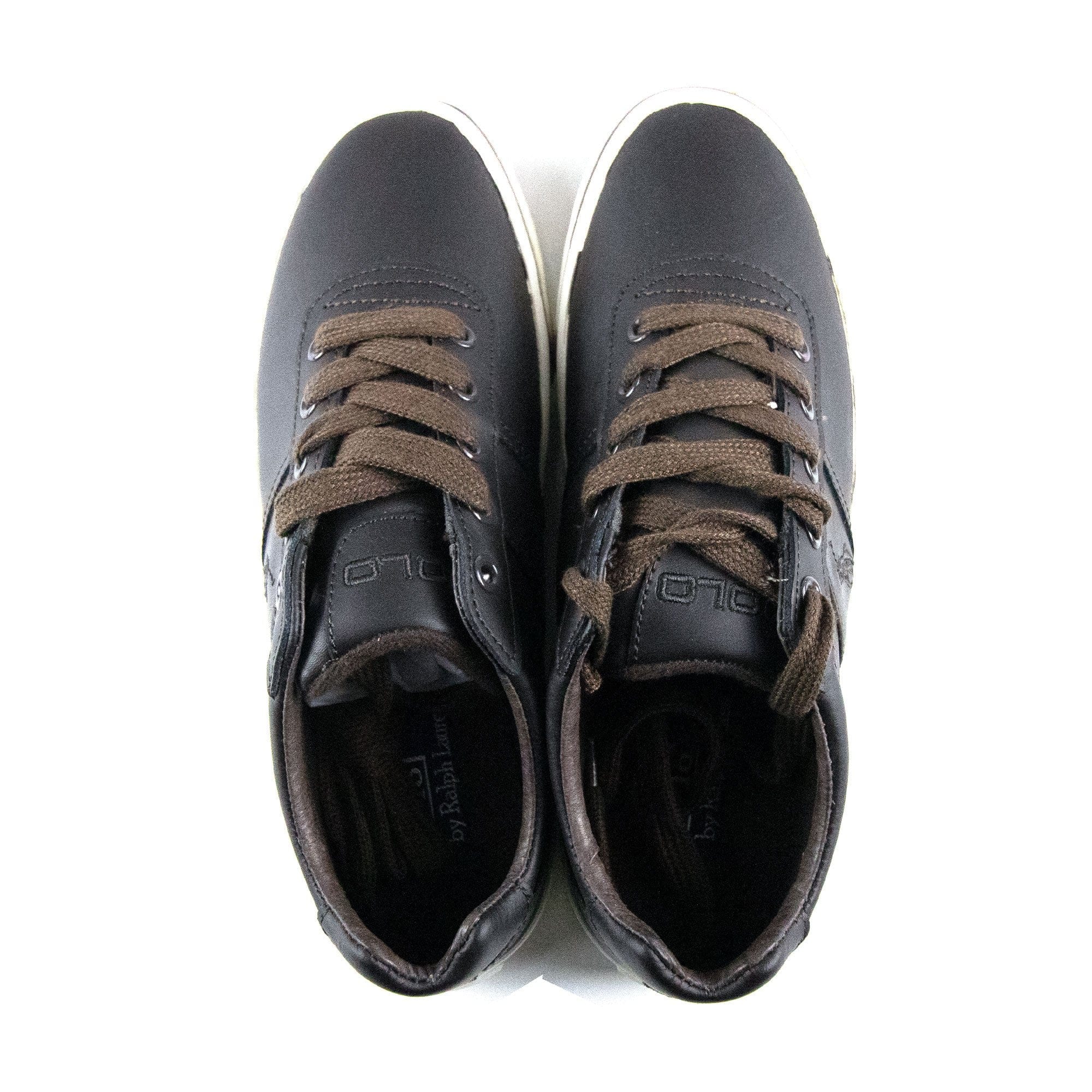 Polo Ralph Lauren Hanford Low Trainers Dark Brown