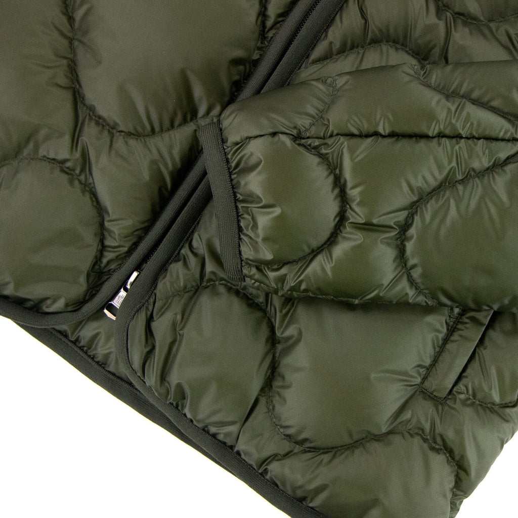 Moncler Saire Quilted Hooded Jacket Khaki