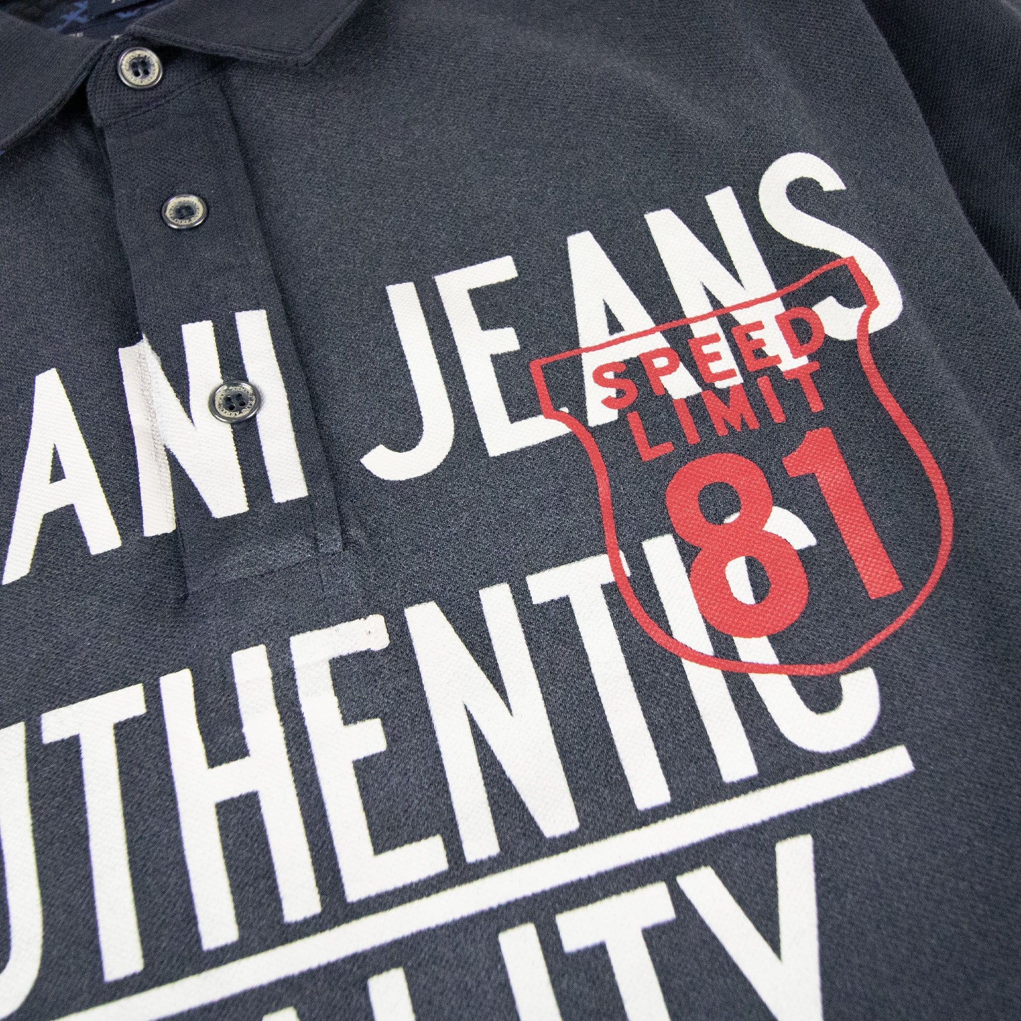 Armani Jeans Spirit Of The Road S/s Polo Navy Blue