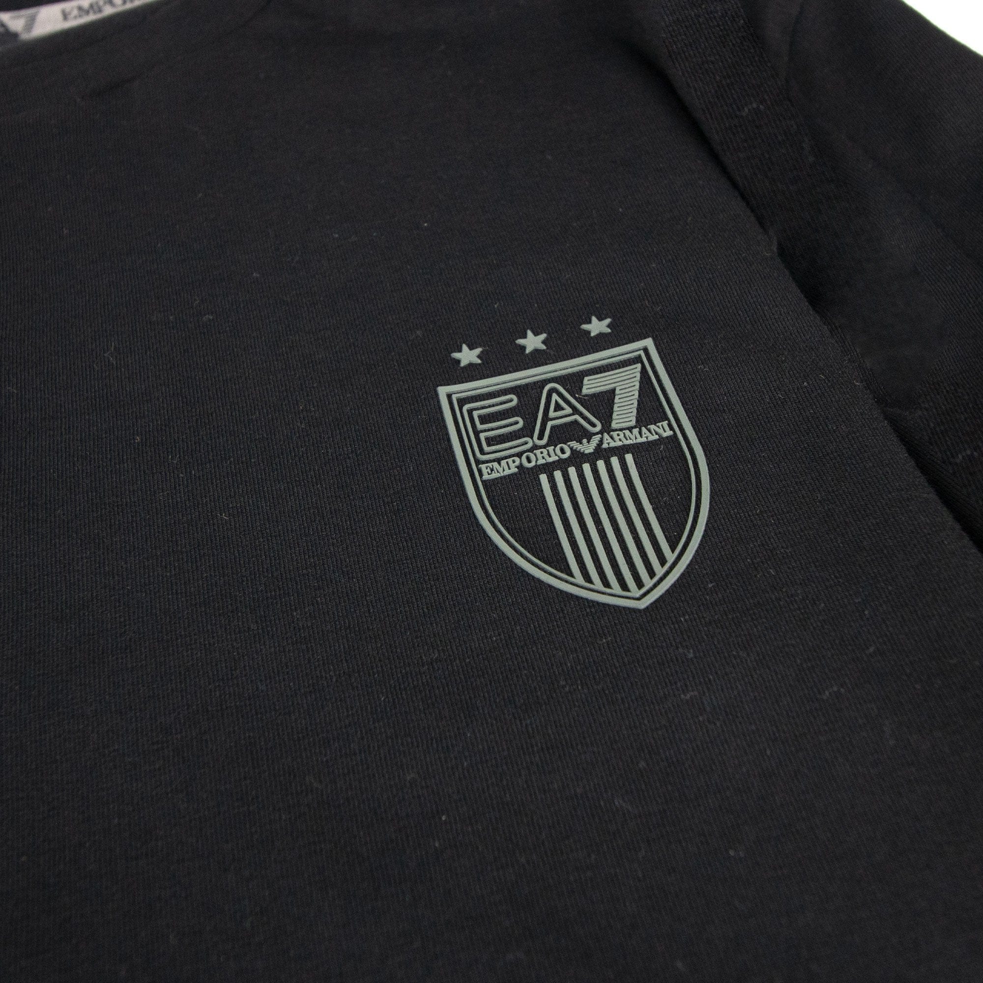Ea7 Train Soccer M L/s T Shirt Black