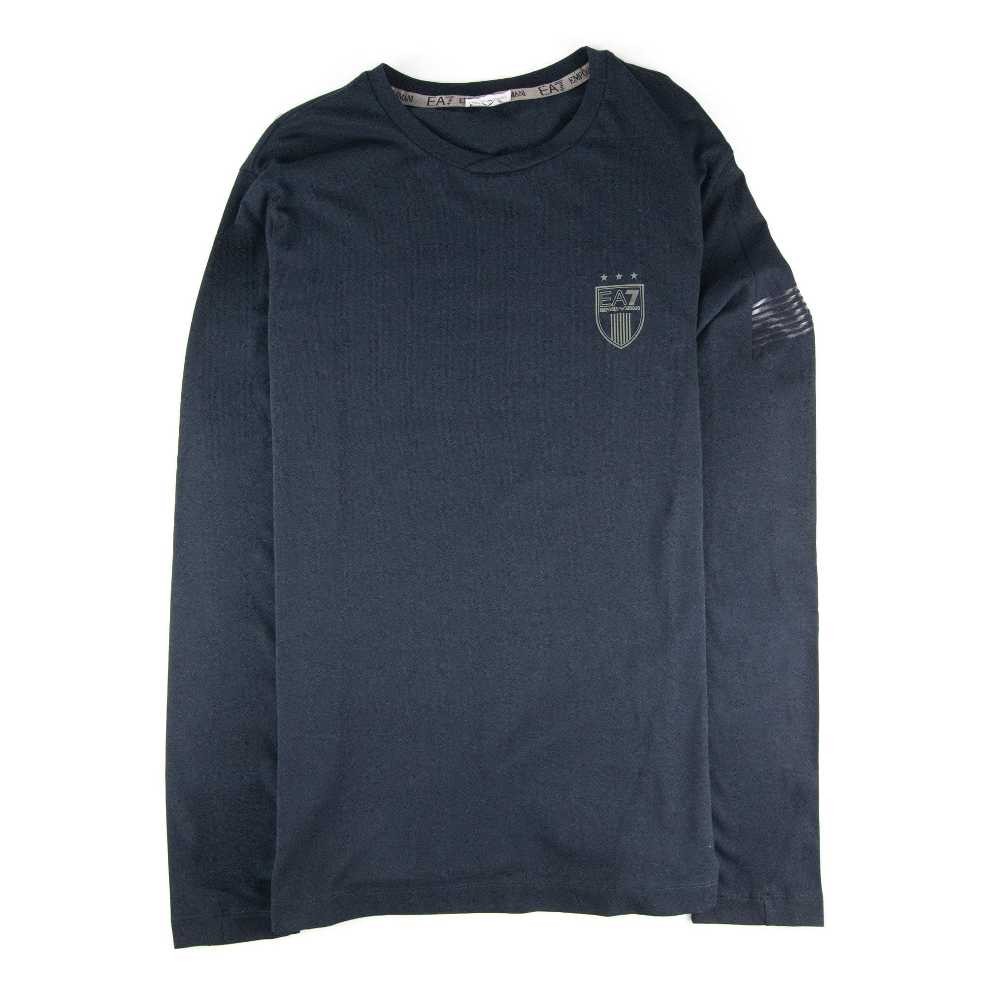 Ea7 Train Soccer M L/s T Shirt Darkslate