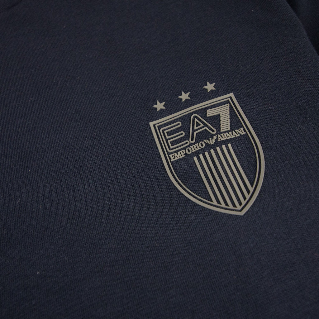 Ea7 Train Soccer M L/s T Shirt Darkslate