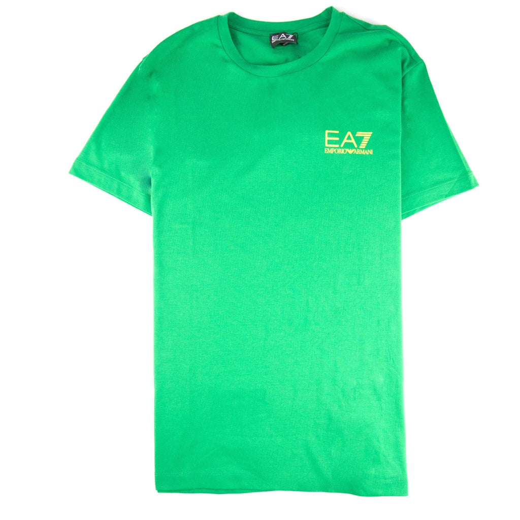 Ea7 Train Olympics Logo T Shirt Seafoam