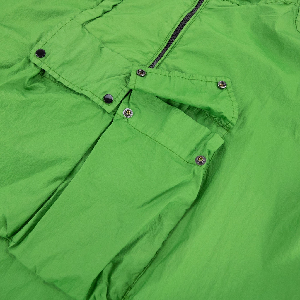 Cp Company Nyfoil Half Zip Jacket Green