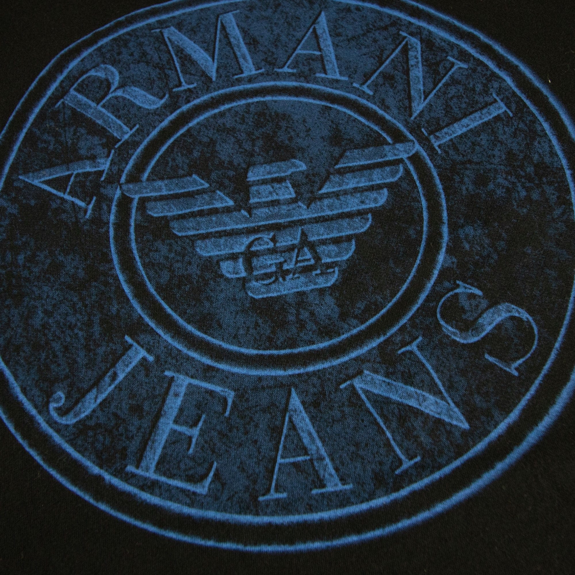 Armani Jeans Circle Logo S/s T Shirt Black