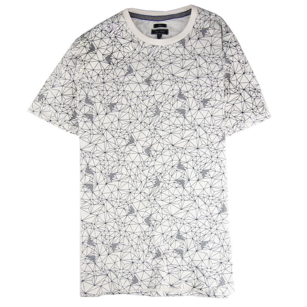 Armani Jeans Graphic Print T Shirt Fantasia