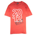 Ea7 Graph Crewneck T Shirt Red