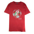 Ea7 Soccer Logo Print T Shirt Candy Re