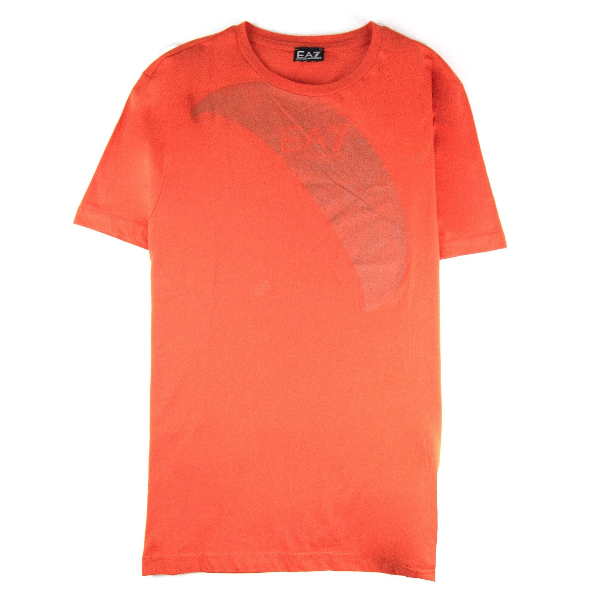 Ea7 Parashoot Print T Shirt Red