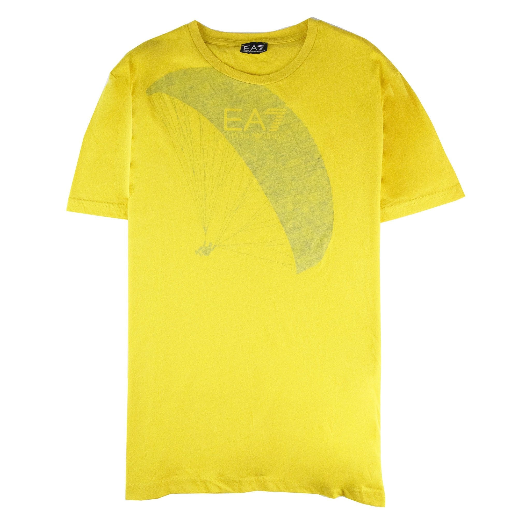 Ea7 Parashoot Print T Shirt Brass