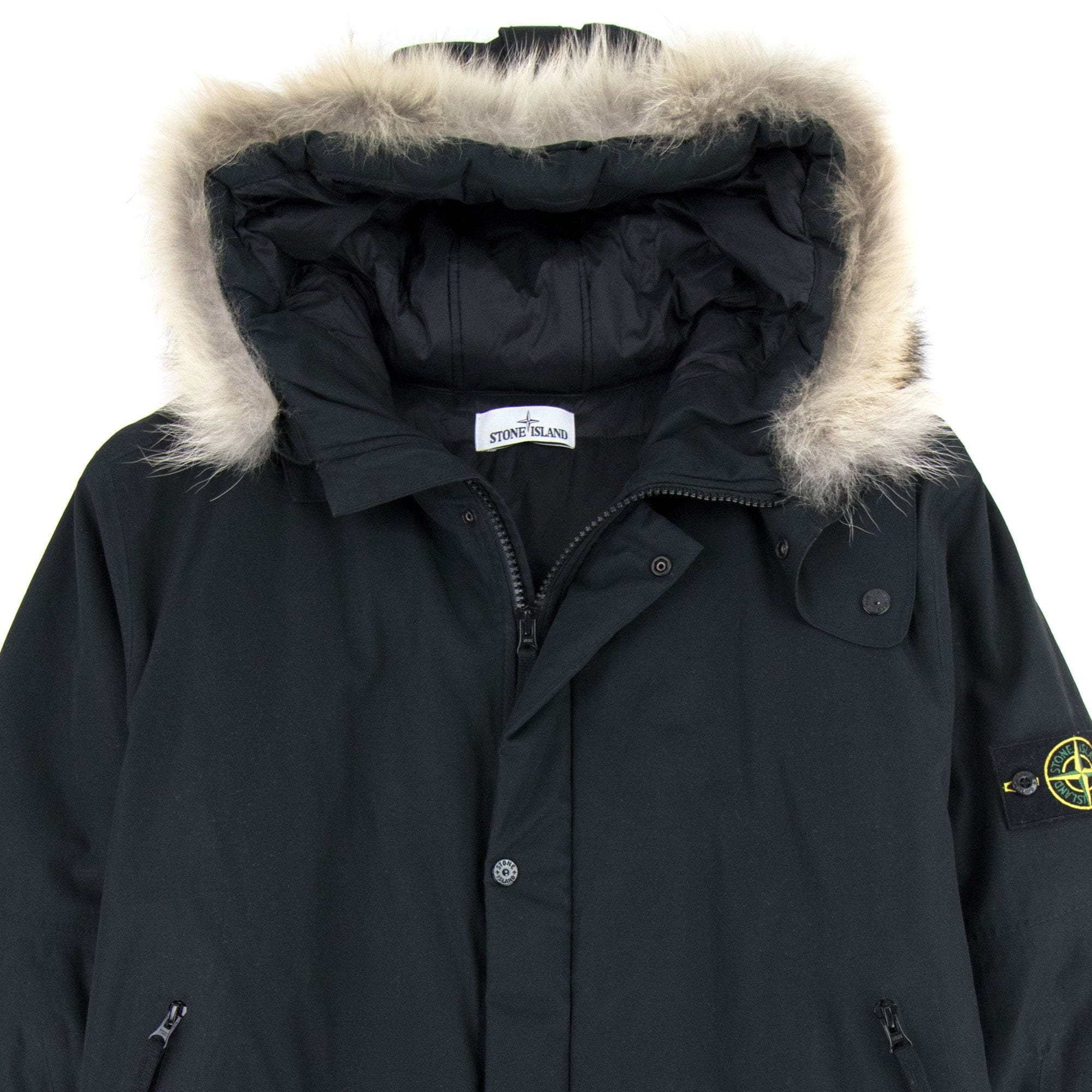 Stone Island Water Repellent Supima Parka Black