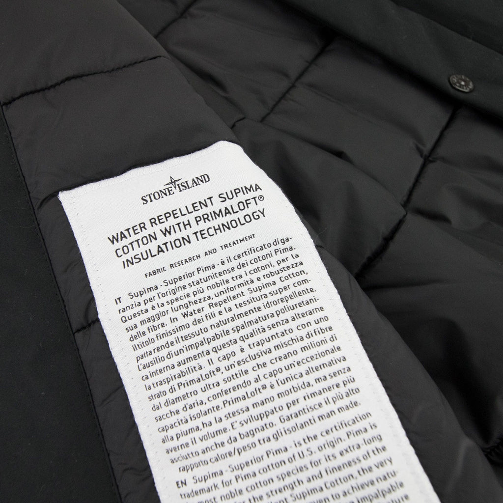 Stone Island Water Repellent Supima Parka Black
