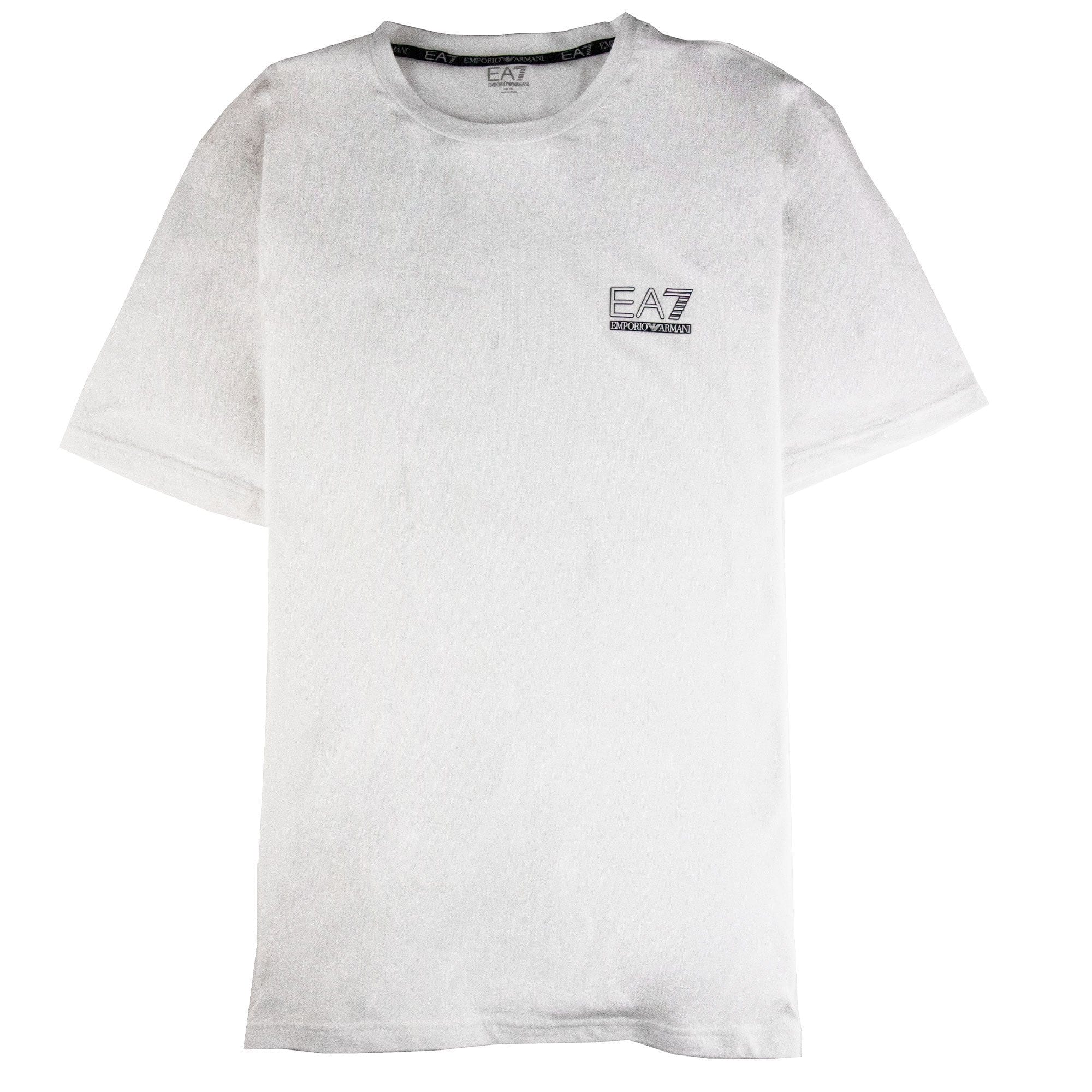 Ea7 Tee Train Evolution Short Sleeve Tshirt White