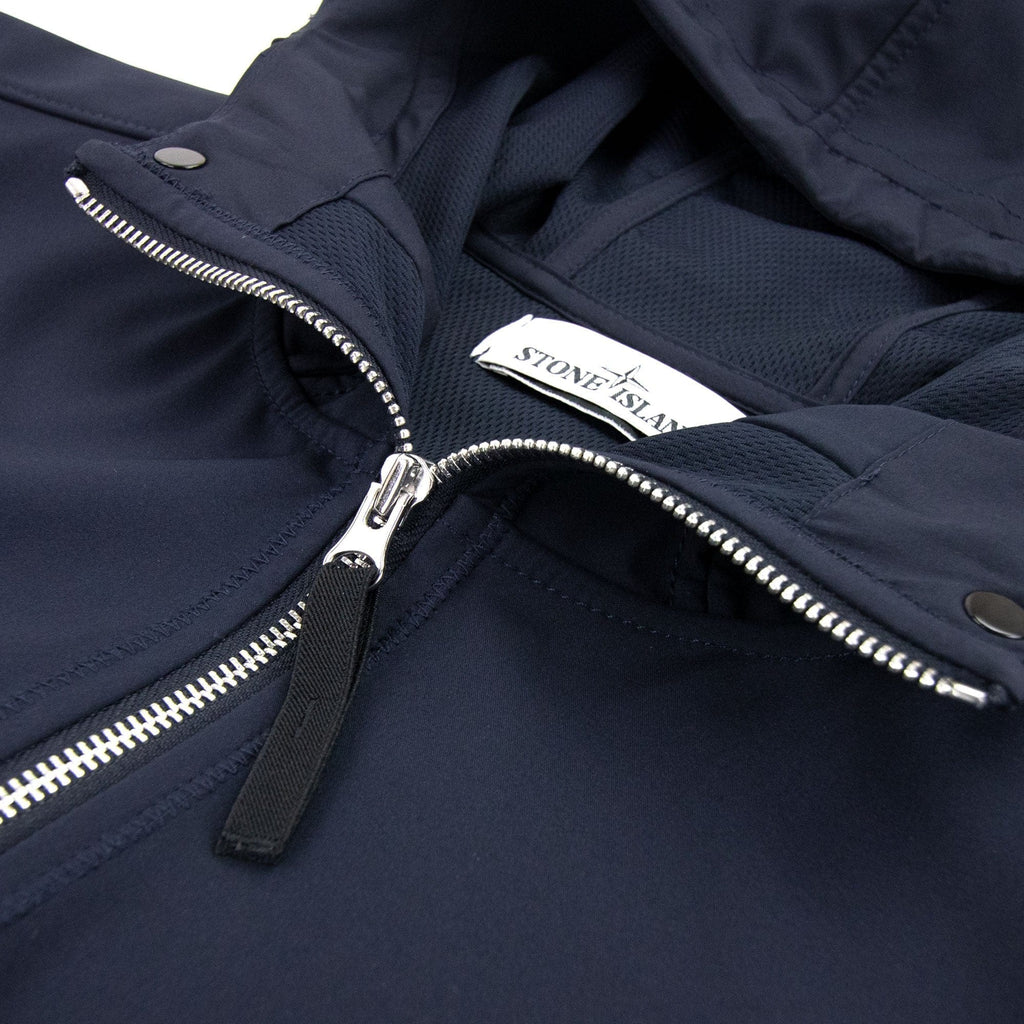 Stone Island Light Soft Shell-r Jacket Navy Blue V0020