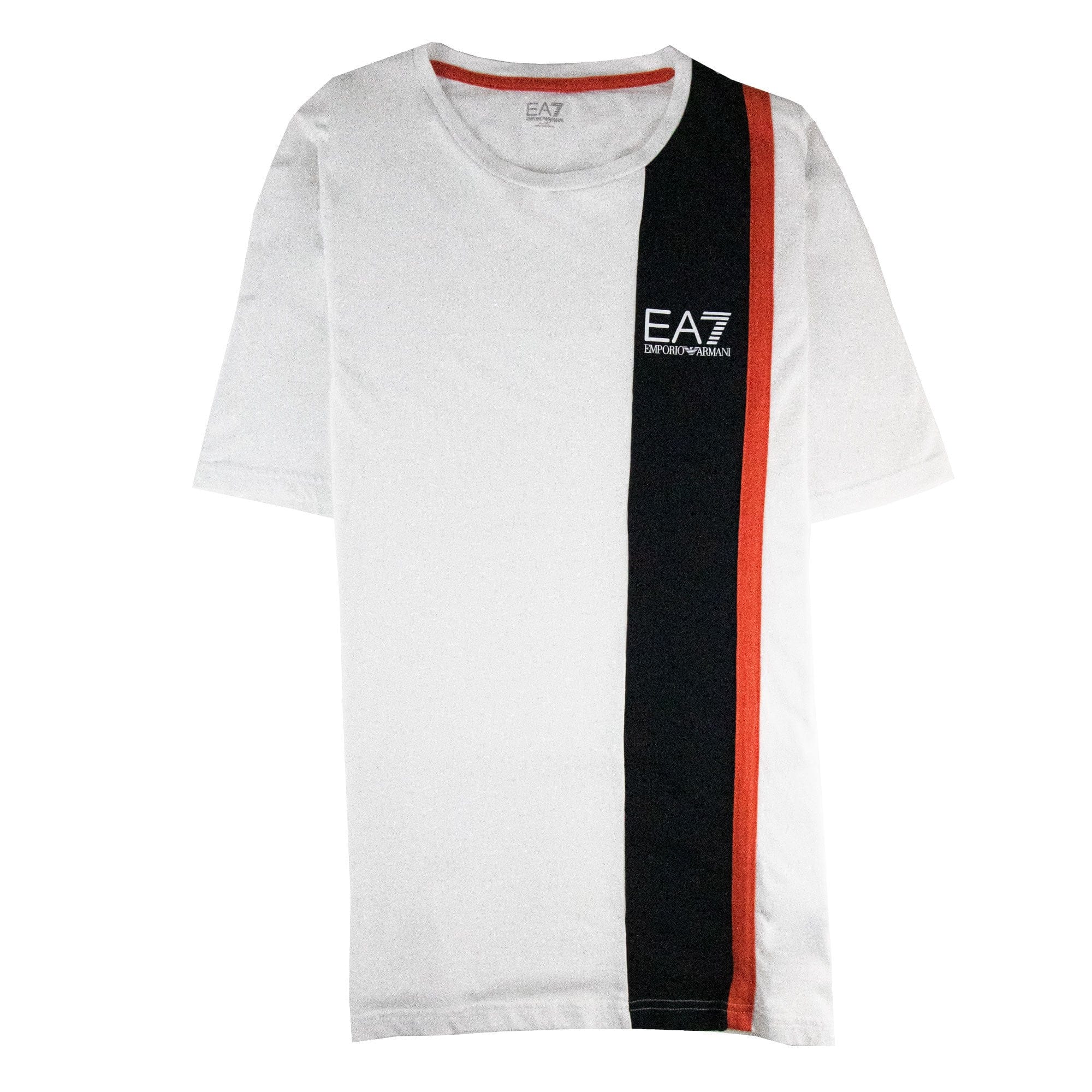 EA7 Train Colourblock M Tshirt White