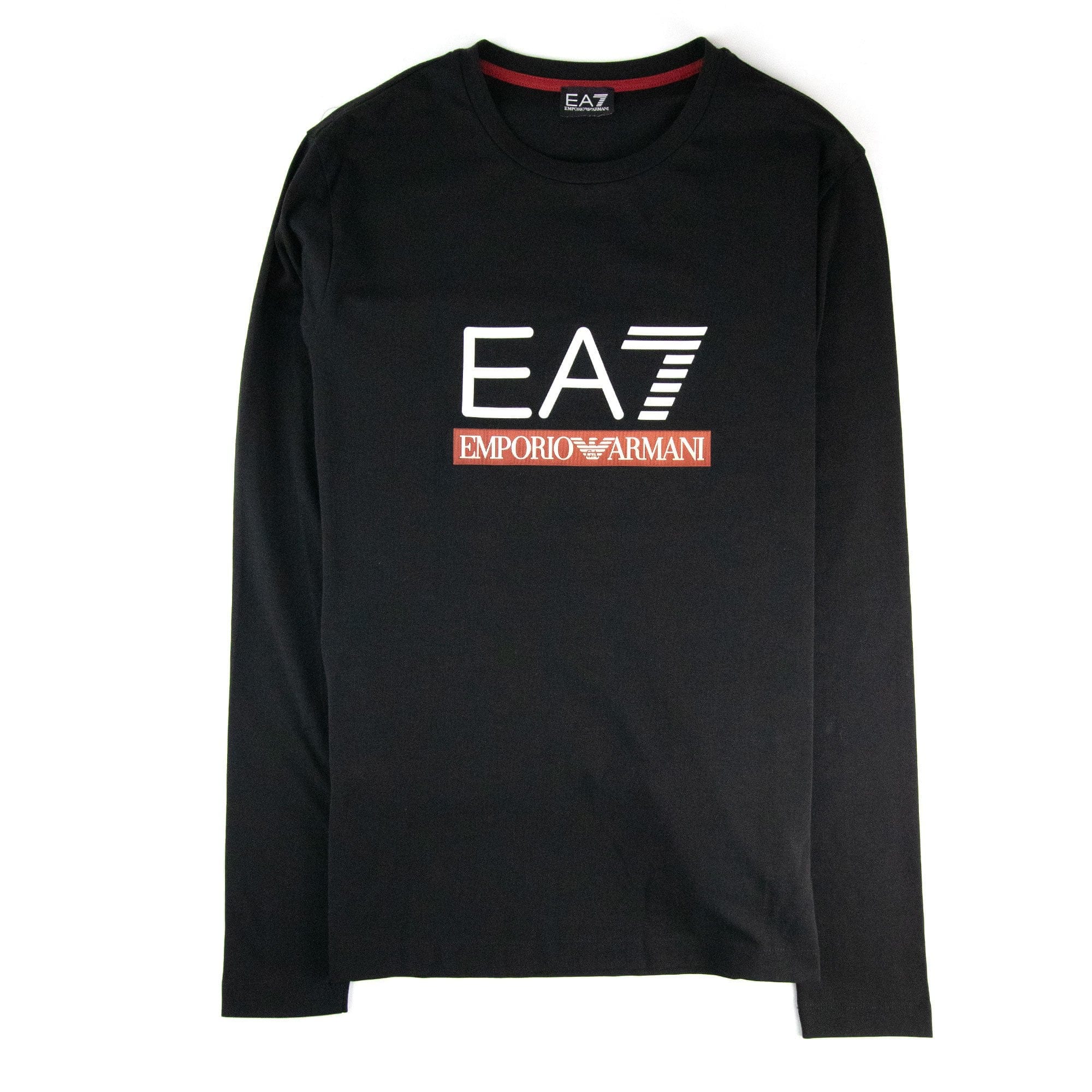 Ea7 Train Graph Large Logo Long Sleeve T-shirt Black