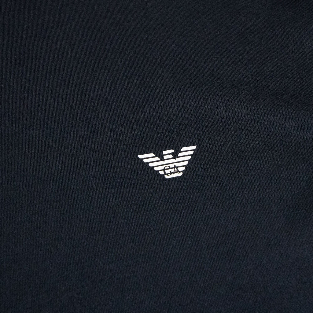 Emporio Armani Eagle Small Logo T Shirt Navy