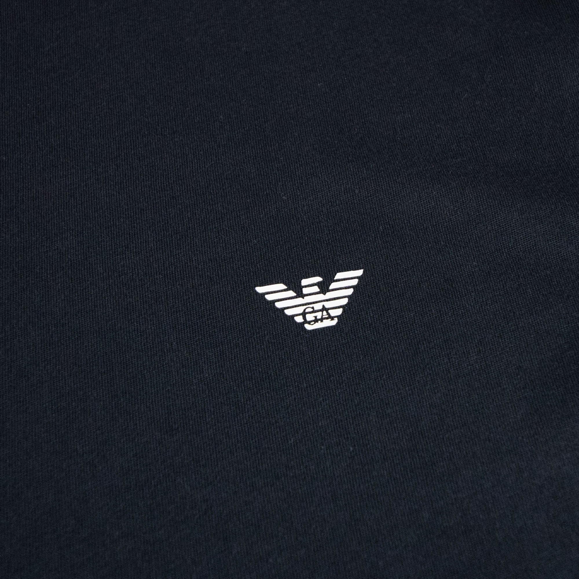 Emporio Armani Eagle Small Logo T Shirt Navy