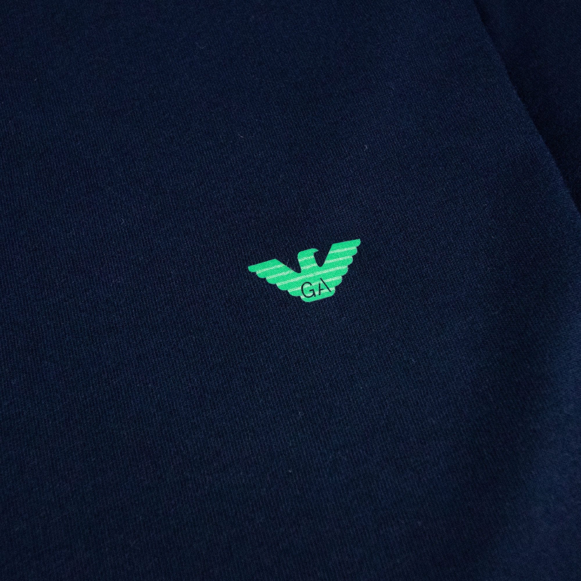 Emporio Armani Eagle Logo T Shirt Navy