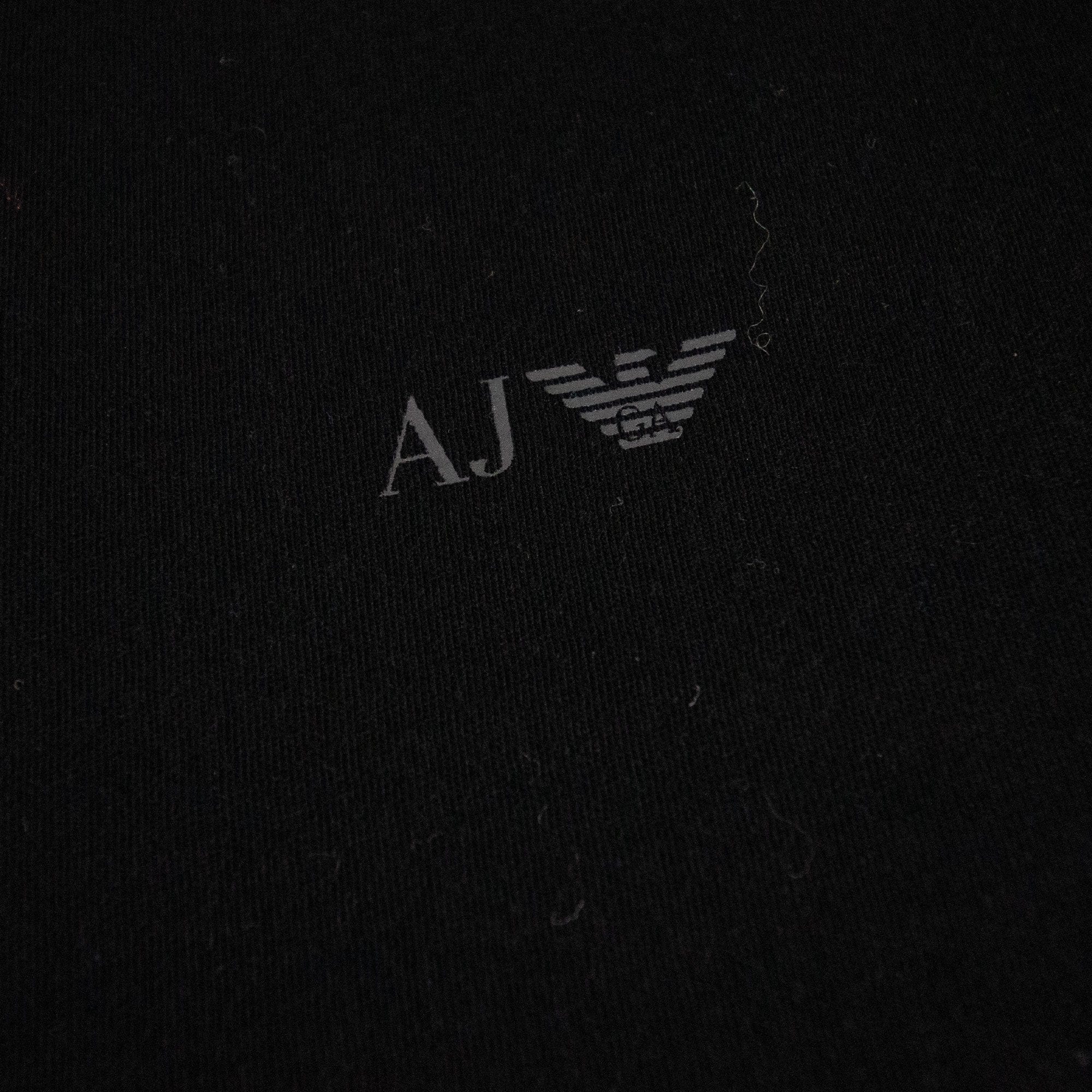 Armani Jeans Aj Eagle Logo T Shirt Black