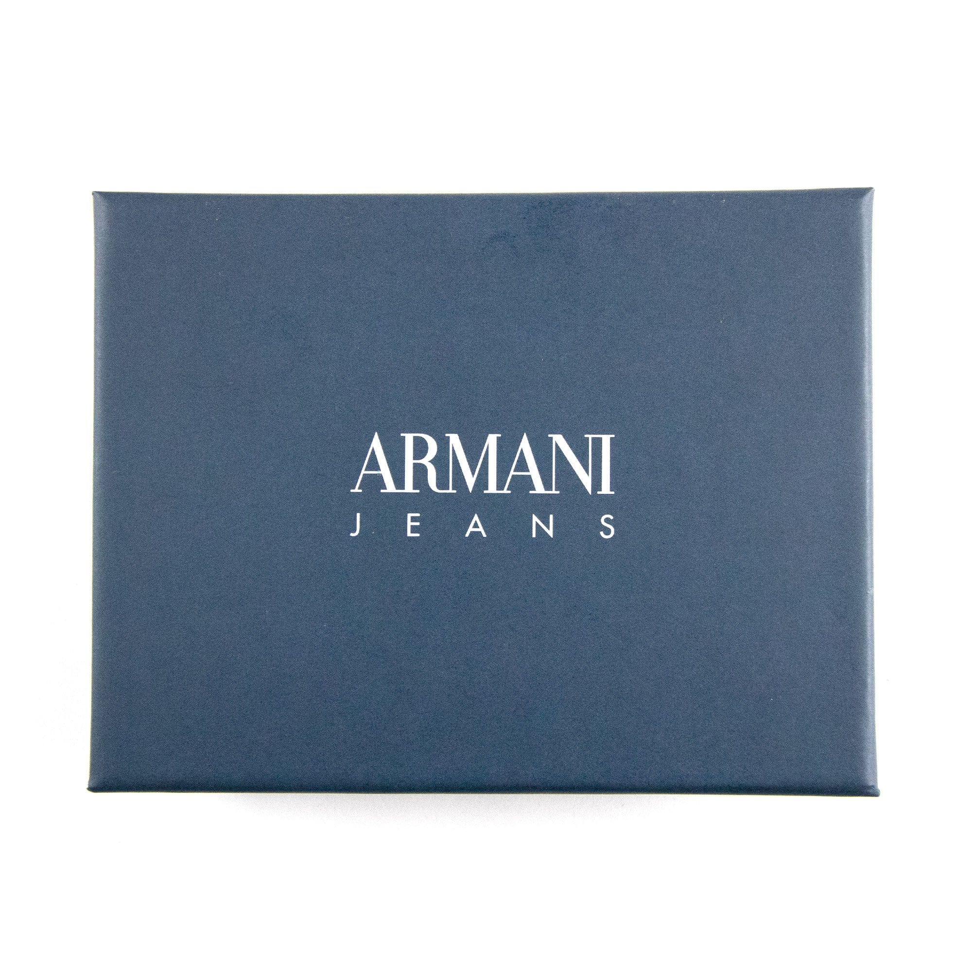 Armani Jeans Embossed Logo Wallet Black