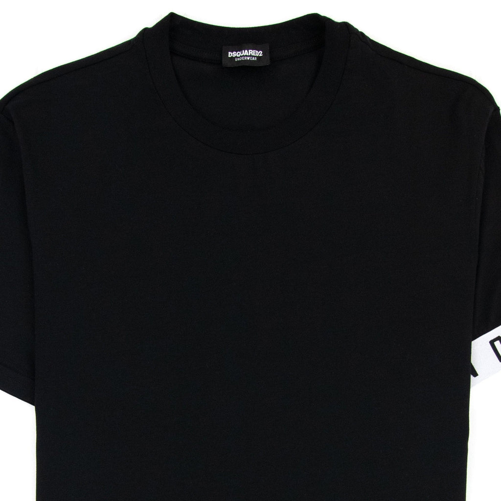 Dsquared2 Swim Shorts & Underw Dsq2 Icon Arm Band T-shirt Black/white