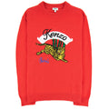 Kenzo Knitted Jumping Tiger Sweat Red