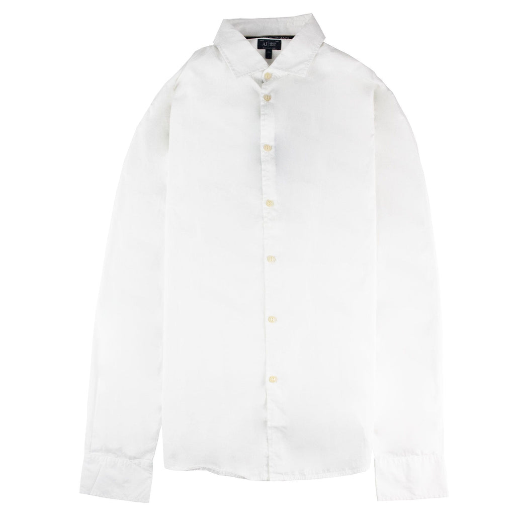Armani Jeans Aj Logo L/s Shirt White