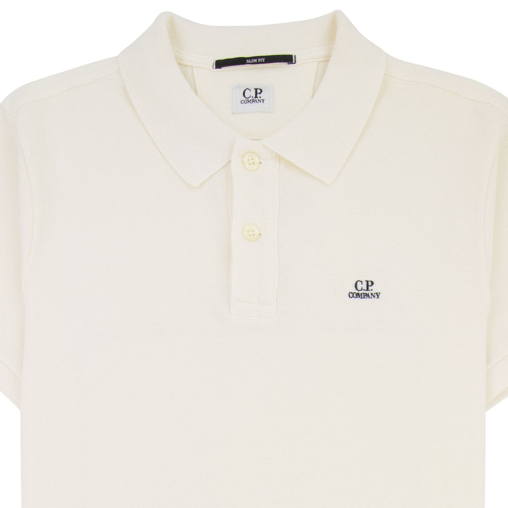 CP Company Chest Logo Polo Off White 103