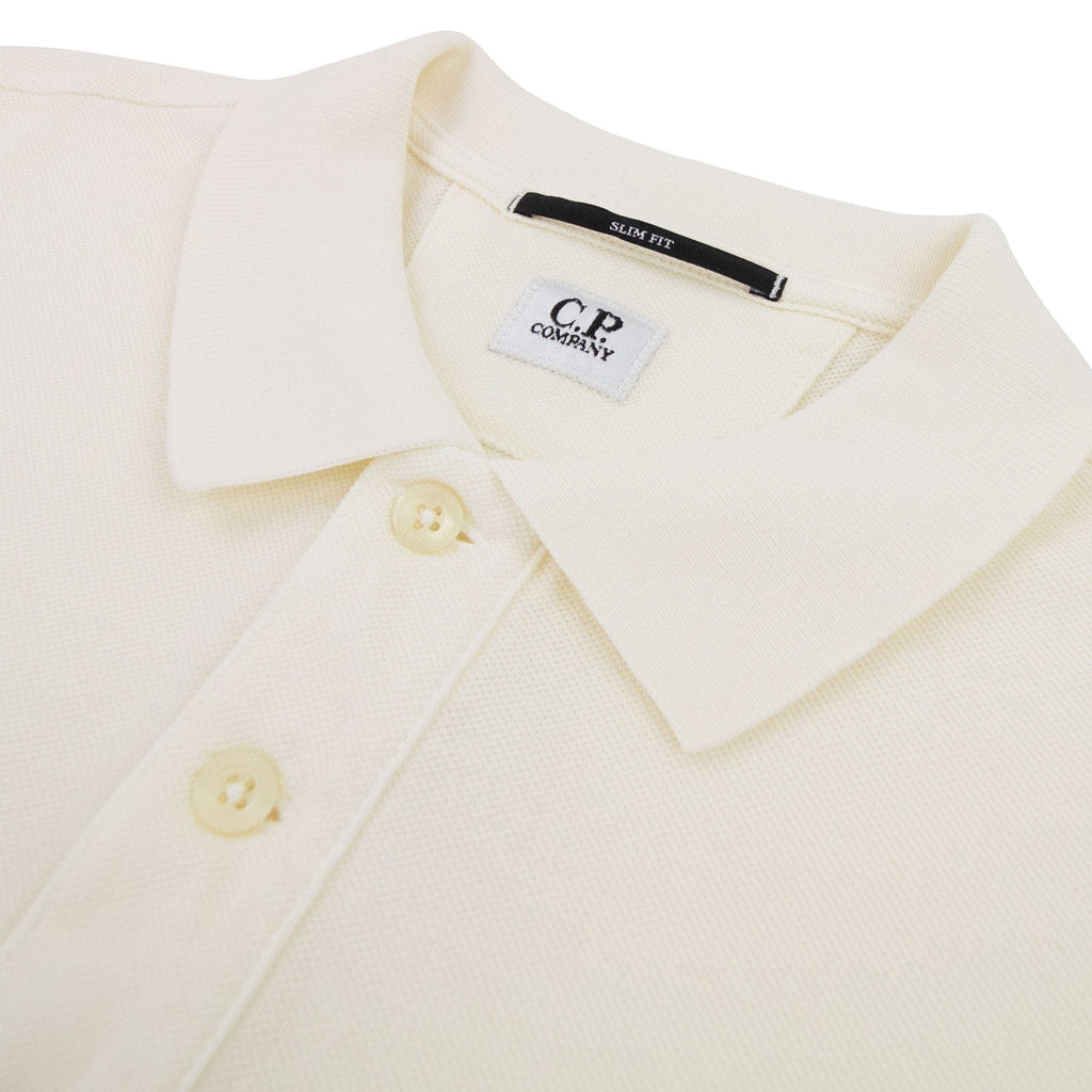 CP Company Chest Logo Polo Off White 103
