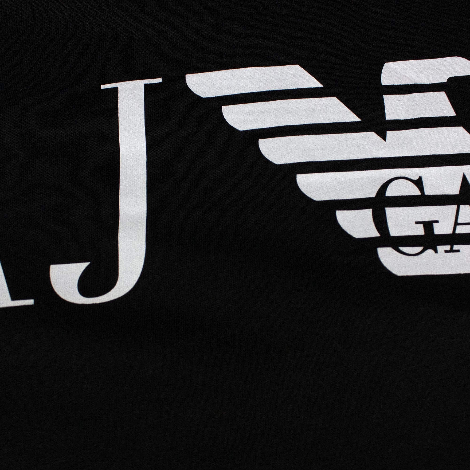 Armani Jeans Aj Eagle Logo L/s T Shirt Black