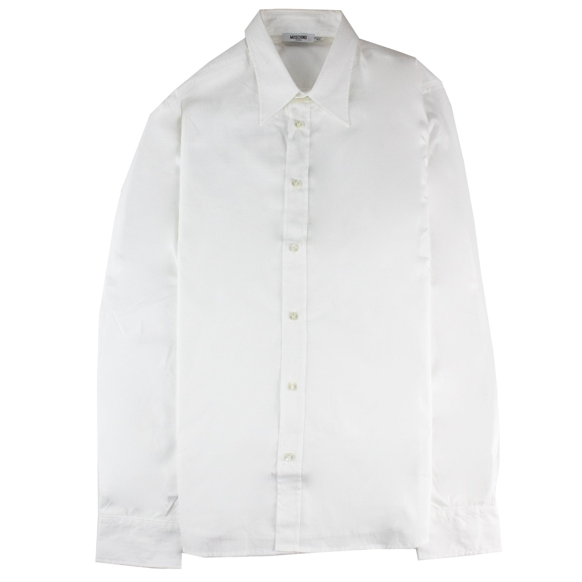 Moschino Back Logo L/s Shirt White