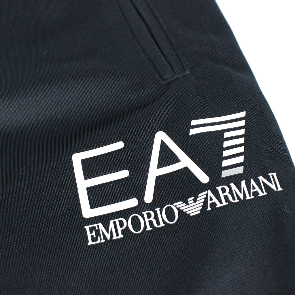 Ea7 Logo Straight Cuff Tracksuit Pants Navy