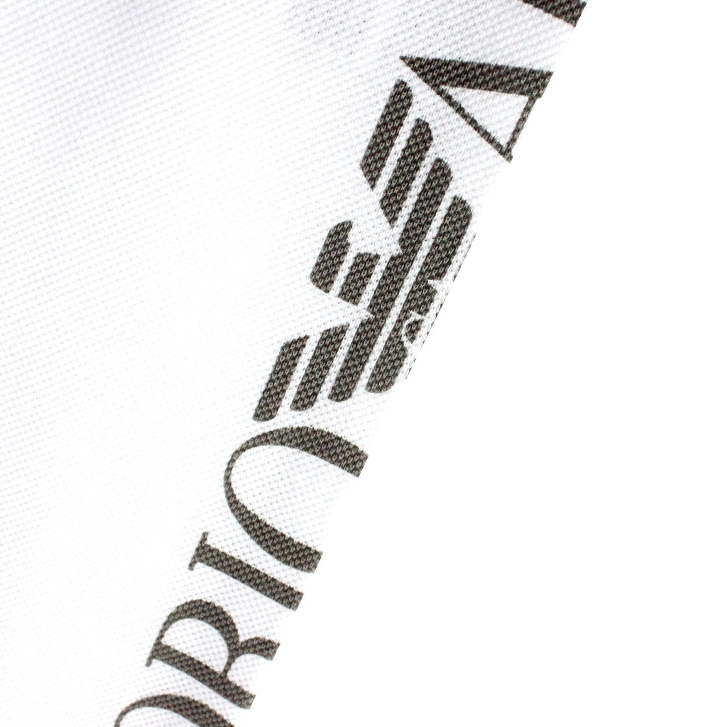 Emporio Armani Side Logo S.s Polo Shirt White