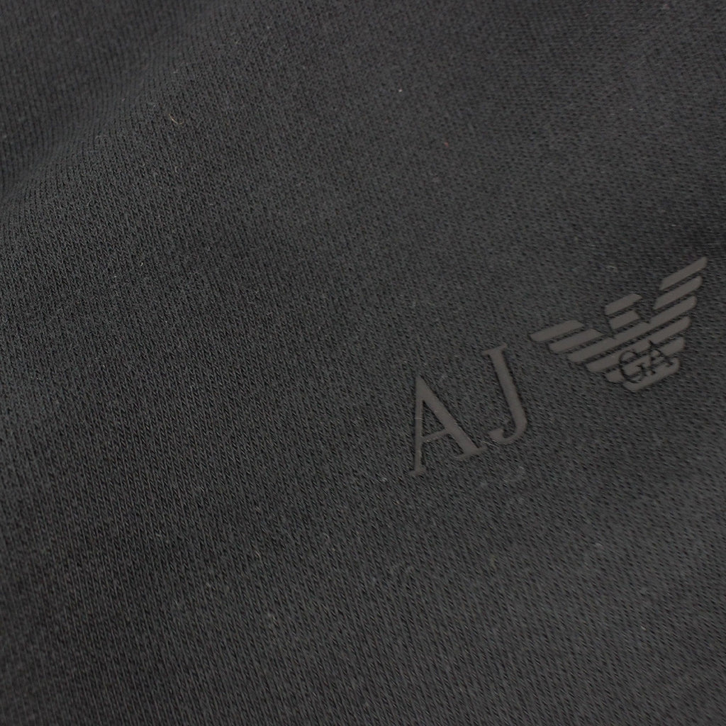 Armani Jeans Aj Rubber Logo Cotton Shorts Blue