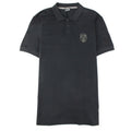 Ea7 Train Big Logo Short Sleeve Polo Shirt Black